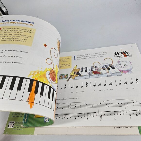Alfred Music for Little Mozart Piano Learning Prep Level 2 Lesson Workbook Lot 2 - Picture 6 of 13